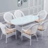 Wicker Dining Table Set