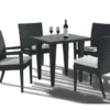 Wicker Dining Table Set - Image 4