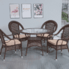 Wicker Dining Table Set - Image 3